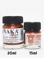 FP05 สีนาคประกายแดง สำหรับเพ้นท์ผ้า ขนาด 15ml