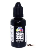 GP12 สีเพ้นท์แก้ว ดำนิล 30ml