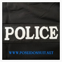 9. อาร์ม POLICE สีขาว เล็ก