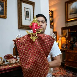 หุ่นกระบอก พระพิฆเนศ ขนาด 70 ซม.