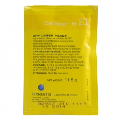 Fermentis/Saflager S-23 (Lager) 11.5 g.