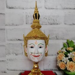 พระอิศวร ขนาดกลาง เรซิ่นปิดทอง พร้อมฐานปิดทอง