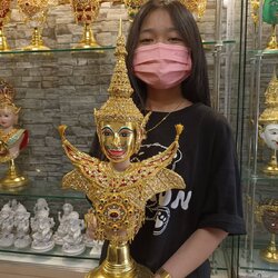 หุ่นพระลักษณ์ พร้อมฐานปิดทอง