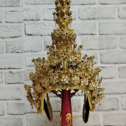 ชฎานาง ขนาดสวมหัว ประดับกระจก