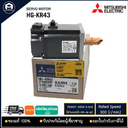 HG-KR43 SERVO MOTOR MITSUBISHI , 400W ใช้กับ MR-J4-40