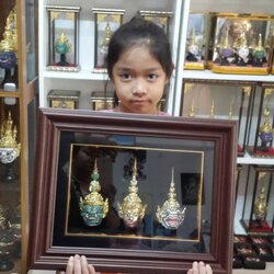 กรอบรูปหัวโขน 3 มิติ