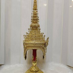 ชฎาพระ ขนาดสวมหัว ประดับเพชร (รุ่นพรีเมี่ยม)