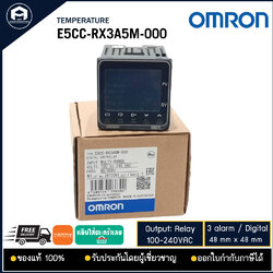 E5CC-RX3A5M-000 OMRON TEMPERATURE, Relay Output 3-Alarm 48x48mm 100-240VAC