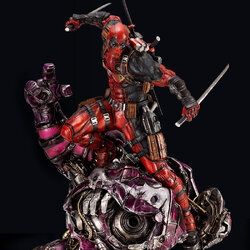 เปิดจอง : DEADPOOL FINE ART STATUE SIGNATURE SERIES -Featuring the Kucharek Brothers-
