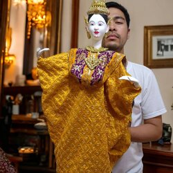 หุ่นกระบอก นางเบญจกาย ขนาด 70 ซม.