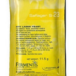 Saflager S-23 (Lager) 11.5 g.(x12 packs)