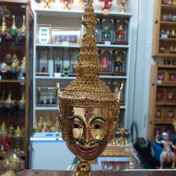 พระลักษณ์ ขนาดกลาง 4 นิ้ว งานประดับเพชร