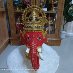 พระพิฆเนศ ขนาดครอบ งานกระดาษ