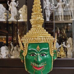 หัวโขน พระราม ขนาดสวมหัว