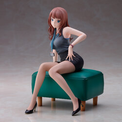 เปิดจอง : Doshima Illustration "Senior office lady with many moles"Complete Figure