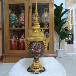 เศียรครู พระพิราพ ขนาดครอบ เกรดพรีเมี่ยม