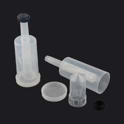 3 Piece air lock with grommet