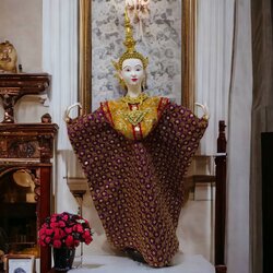 หุ่นกระบอก นางสีดา ขนาด 70 ซม.