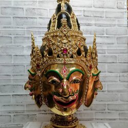 พระพรหม 4 หน้า ขนาดครอบ (สีทอง)