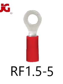 หางปลากลมหุ้ม RF1.5-5 TLUG ใช้กับสาย 1.5 sq.mm (100 ชิ้น/ห่อ)