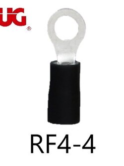 หางปลากลมหุ้ม RF4-4 TLUG ใช้กับสาย 4 sq.mm (100 ชิ้น/ห่อ)