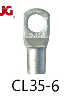 หางปลารุ่นหนาทรงยุโรป แบบท่อ CL 35-6 TLUG ใช้กับสาย 35 sq.mm (50 ชิ้น/ห่อ)