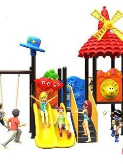 เครื่องเล่นสนามชุดกังหันชิงช้า