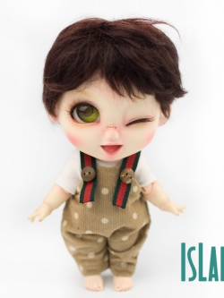 Small polka dot suspenders