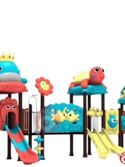 เครื่องเล่นสนาม ชุดวาฬน้อยกับเจ้าเต่าแสนซน