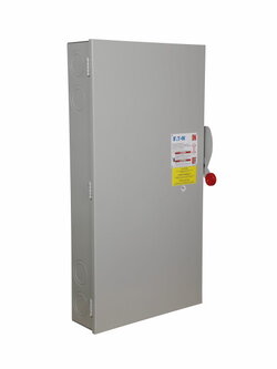 Safety Switches EATON เซฟตี้สวิทช์ 400A Single Phase แบบใส่ฟิวส์ได้ INDOOR