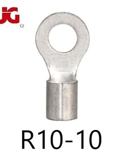 หางปลากลมเปลือย R10-10 TLUG ใช้กับสาย 10 sq.mm (100 ชิ้น/ห่อ)