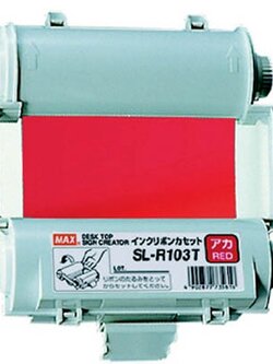 RIBBON หมึก รุ่น SL-R103T สีแดง ยาว 55 m ใช้กับ MAX BEPOP