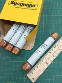 ฟิวส์ 30A EATON Bussmann Fuse for Safety Switch 600V-NOS