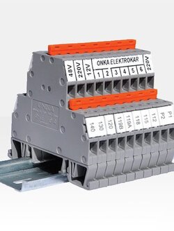 หวีลิงค์สกรู-สปริงเทอร์มินอล ONKA-1923 10 ขา ใช้กับสาย 1.5 mm² Terminal Cross Connection