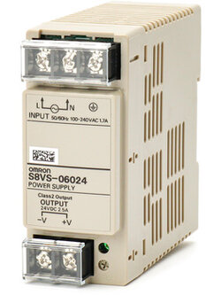 POWER SUPPLY S8VS-06024 OMRON พาวเวอร์ซัพพลาย 60W 2.5A 24VDC