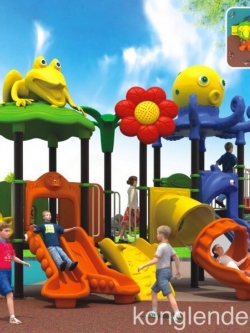 เครื่องเล่นสนาม ชุดสควิดแอนด์ฟรอค4สไลด์