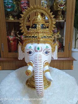 เศียรครู พระพิฆเนศ ขนาดครอบ