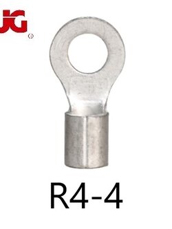 หางปลากลมเปลือย R4-4 TLUG ใช้กับสาย 4 sq.mm (100 ชิ้น/ห่อ)