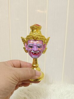 พ่อแก่ ฤาษี นารายณ์ ขนาดจิ๋ว พร้อมฐานปิดทอง