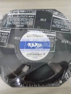พัดลมระบายอากาศ KAKU ขนาด 6 นิ้ว 220VAC ลูกปืนแบบ Sleeve - KA1725HA2 Cable