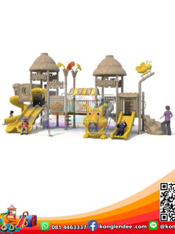 เครื่องเล่นสนาม ชุดหนอนยักษ์ลาวา