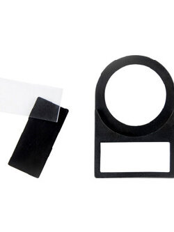 เนมเพลท ป้ายชื่อปุ่มกด Nameplate 22mm. อักษร 1 แถว