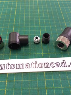 หัวคอนเนคเตอร์ M12 5Pins แบบงอ 90 ํ ตัวเมีย Connector