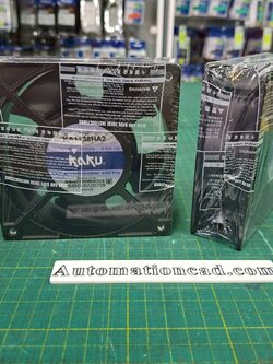 พัดลมระบายอากาศ KAKU ขนาด 4.5 นิ้ว 220VAC ลูกปืนแบบ Sleeve - KA1238HA2 Cable