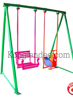 ชิงช้าเป็ดหลังพิง 2ที่นั่ง