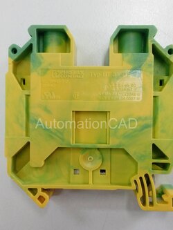 TERMINAL เทอร์มินอล PHOENIX CONTACT UT 35-PE - 3044241 สำหรับสายไฟขนาด 1.5 mm² - 35 mm²