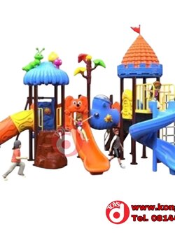 เครื่องเล่นสนาม ชุดปราสาทหนอนน้อยพร้อมชิงช้า