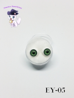 ตาอคิลิค 12 mm สีเขียว