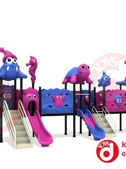 เครื่องเล่นสนาม ชุดเต่าน้อยเพื่อนสิงโตทะเลแฝด