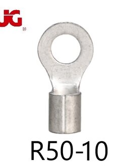 หางปลากลมเปลือย R50-10 TLUG ใช้กับสาย 50 sq.mm (20 ชิ้น/ห่อ)